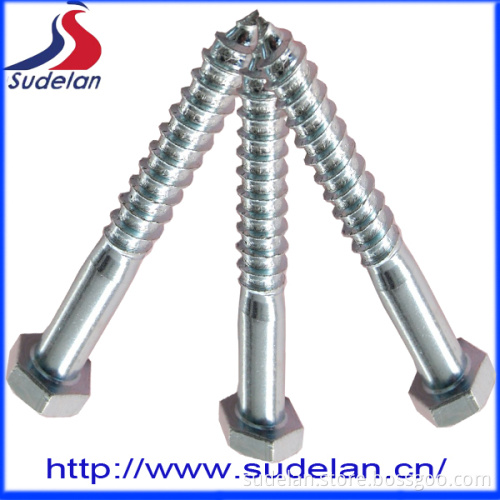 ANSI B18.2.3m1981 Metric Hex Head Lag Screw/ Wood Screw 4.8